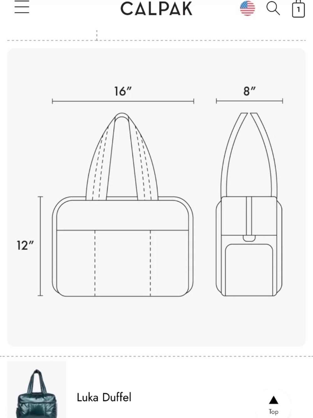 Calpak Luka Duffel - Picture 5 of 6